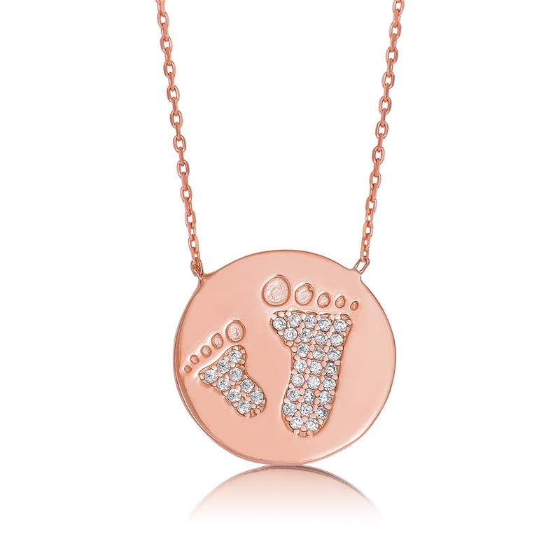 Artisan Jewellery-Mother Baby Footprint 