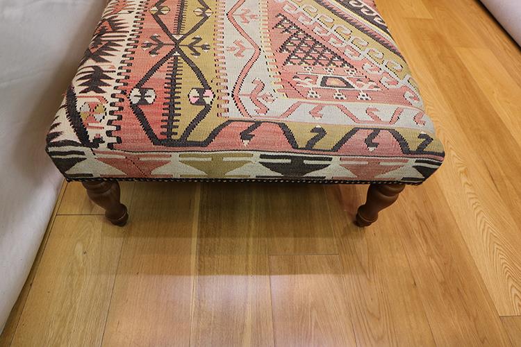 Large Antique Turkish Kilim Coffee Table Kilim Stools Kilim Furniture Kilim Footstools 1311